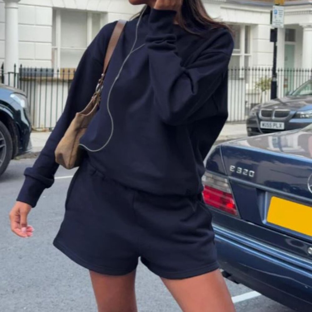 Princess Polly All Day Shorts Navy